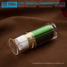 YB-W30 30ml (15 ml x 2) Zylinder runden guten Qualität für Tag/Nacht Lotion dicken Acryl dual Kammer-Kunststoff-Flasche